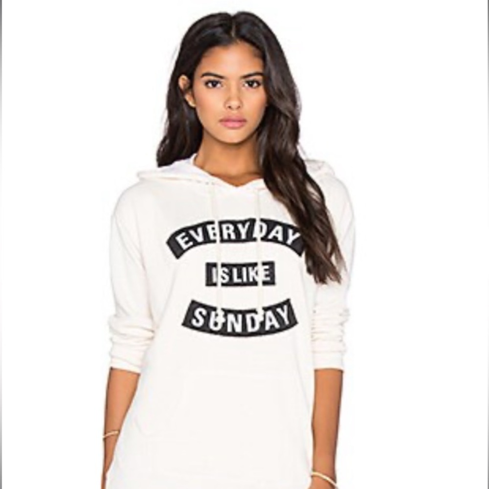 ⚡️ 4 for $25! ⚡️REVOLVE | Sundry - Every Day is Like Sunday Hoodie (Sold Out)